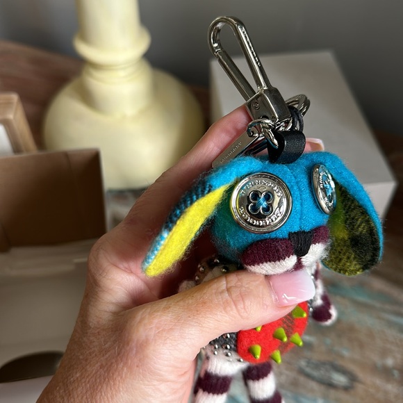 Burberry RARE Boxer Dog Key Chain - Picture 3 of 5